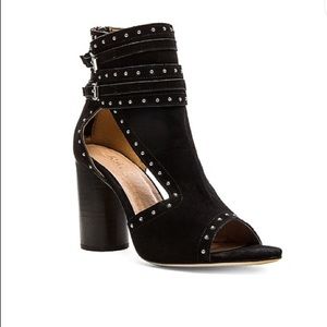 NEW studded black ankle boots/heels